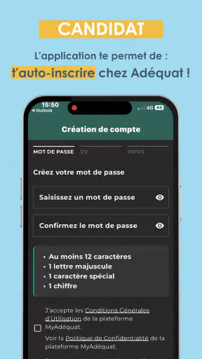 MyAdequat Intérim screenshot