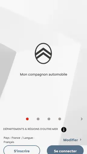 MyCitroën screenshot