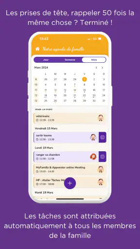 MyFamiliz, agenda familial screenshot