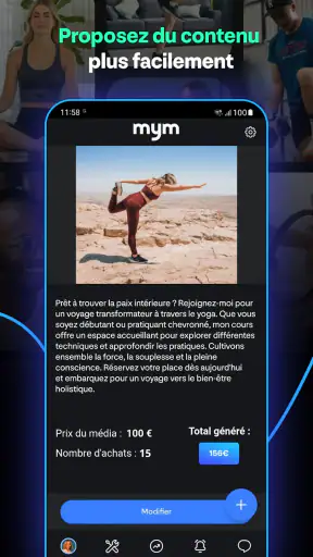 MYM for Creators screenshot