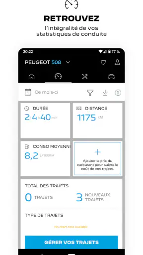 MYPEUGEOT APP screenshot