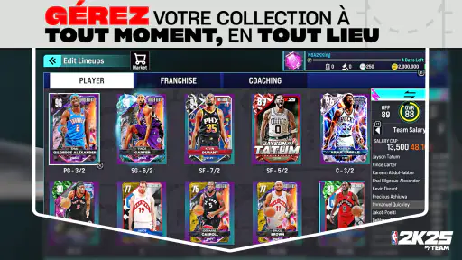 MyTEAM NBA 2K25 screenshot
