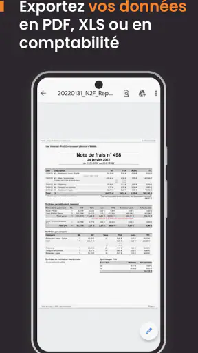 N2F - Note de frais screenshot