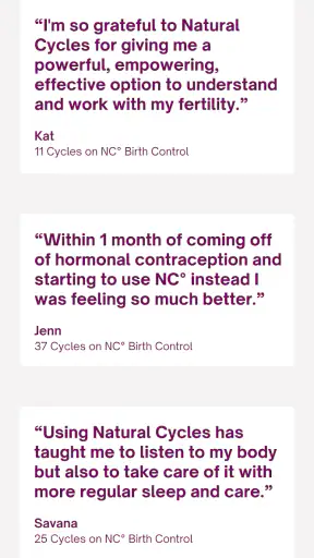Natural Cycles - Birth Control screenshot