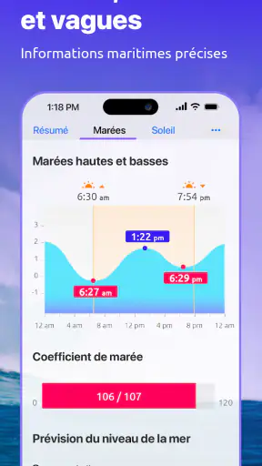 Nautide: Marées, Vent, Vagues+ screenshot