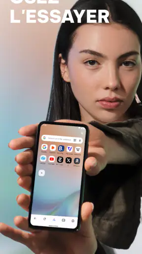 Navigateur Opera avec IA screenshot
