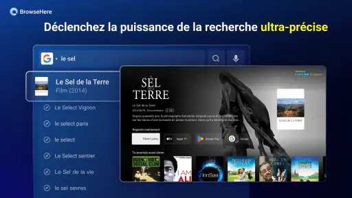 Navigateur TV Web - BrowseHere screenshot