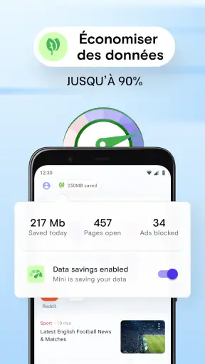 Navigateur Web Opera Mini screenshot
