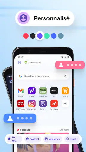 Navigateur Web Opera Mini screenshot