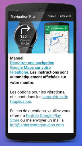 Navigation Pro: Maps p. Montre screenshot