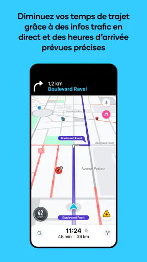 Navigation Waze et trafic screenshot