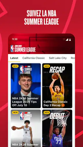 NBA Officiel screenshot