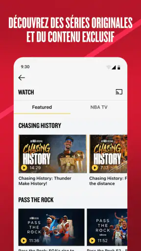 NBA Officiel screenshot