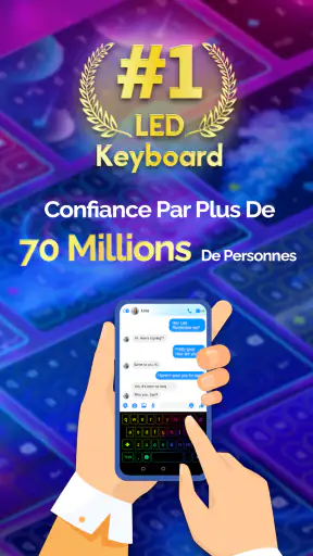 Neon LED Keyboard: Clavier LED screenshot