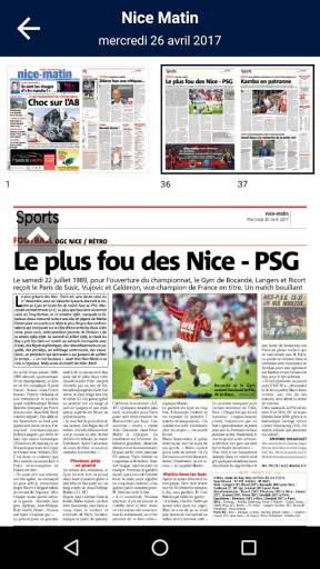 Nice-Matin Numérique screenshot