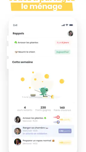 Nipto : Partage du Ménage screenshot