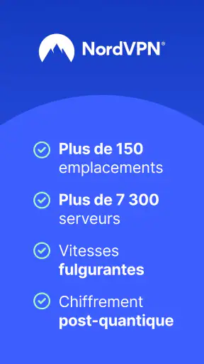 NordVPN : VPN sûr, en un clic screenshot