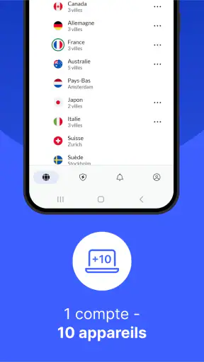 NordVPN : VPN sûr, en un clic screenshot