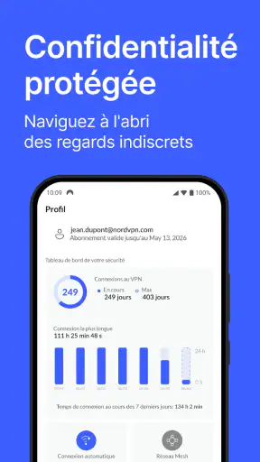 NordVPN : VPN sûr, en un clic screenshot