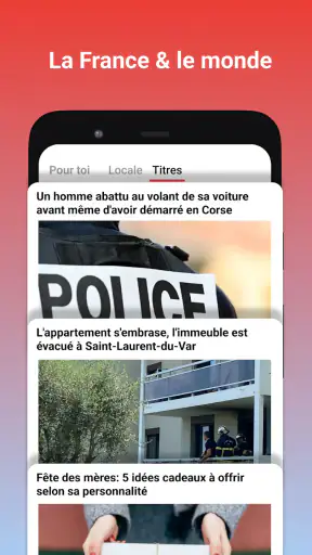 Nouvelles locales - Temps réel screenshot