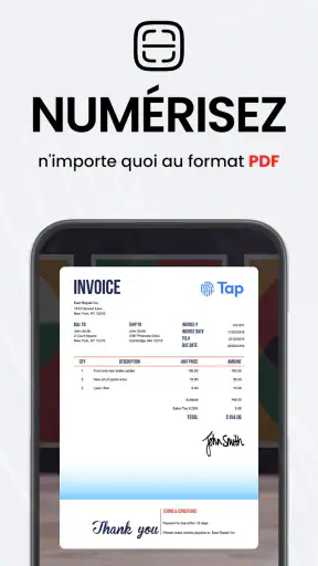Numérisation de PDF TapScanner screenshot