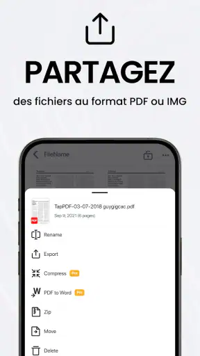 Numérisation de PDF TapScanner screenshot