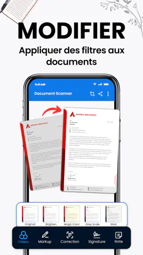 Numériser des documents screenshot