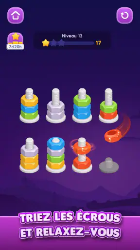 Nuts Sort: Jeu de Tri screenshot