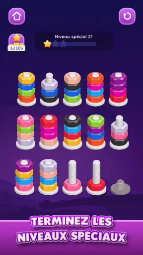 Nuts Sort: Jeu de Tri screenshot