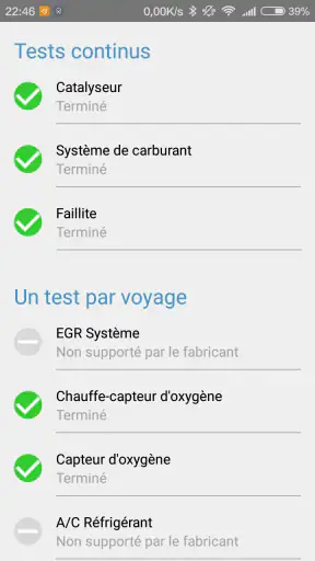 Obd Arny - ELM327 car scanner screenshot