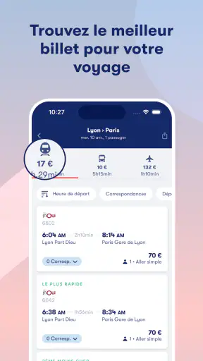 Omio: Train SNCF, Ouigo et bus screenshot