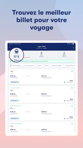 Omio: Train SNCF, Ouigo et bus screenshot