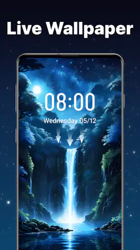 Ondulation et fond d'écran 3D screenshot
