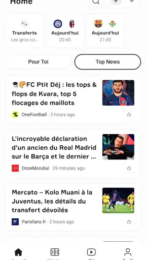 OneFootball - L’actu du foot screenshot