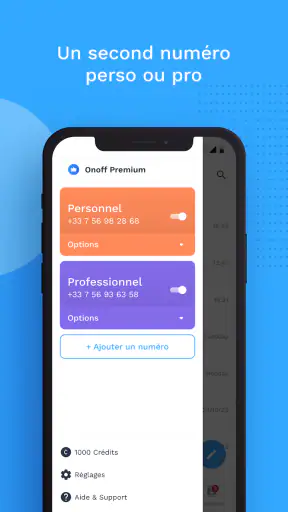 Onoff screenshot