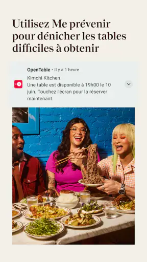 OpenTable screenshot