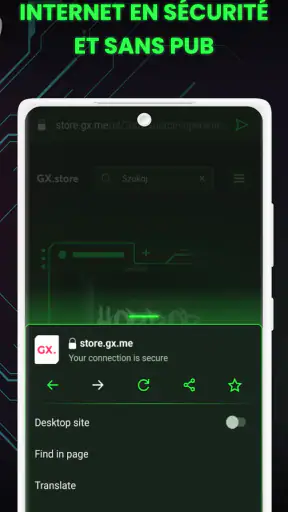 Opera GX : Navigateur Gaming screenshot