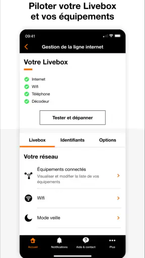 Orange Pro, espace client pro screenshot