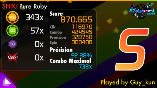 osu!stream screenshot
