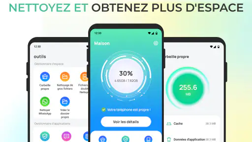 Outils Nettoyage Espace screenshot