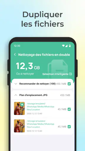 Outils Nettoyage Espace screenshot