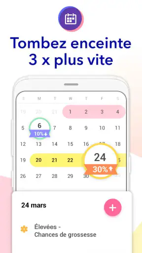 Ovulation et Règles Calendrier screenshot