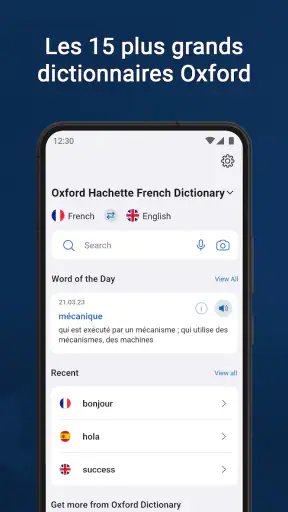 Oxford Dictionary & Thesaurus screenshot