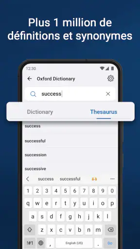 Oxford Dictionary & Thesaurus screenshot