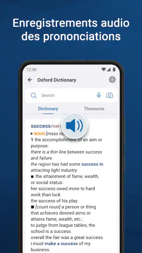 Oxford Dictionary & Thesaurus screenshot