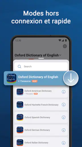 Oxford Dictionary & Thesaurus screenshot
