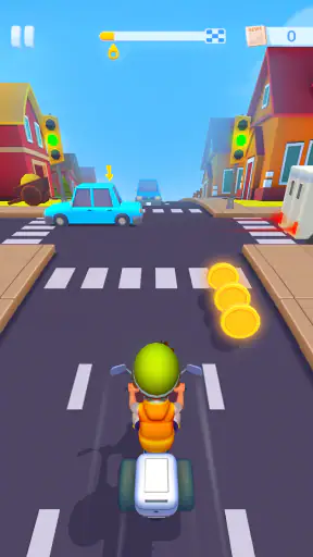Paper Boy Race: jeux de course screenshot