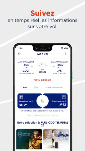 Paris Aéroport–App officielle screenshot