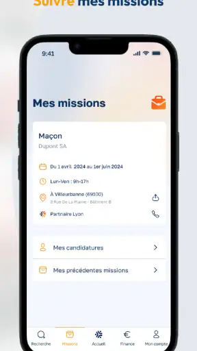 Partnaire - Intérim screenshot