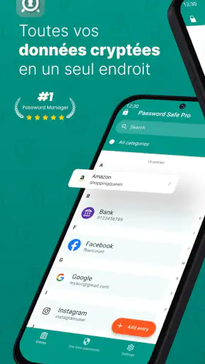 Password Safe and Manager screenshot